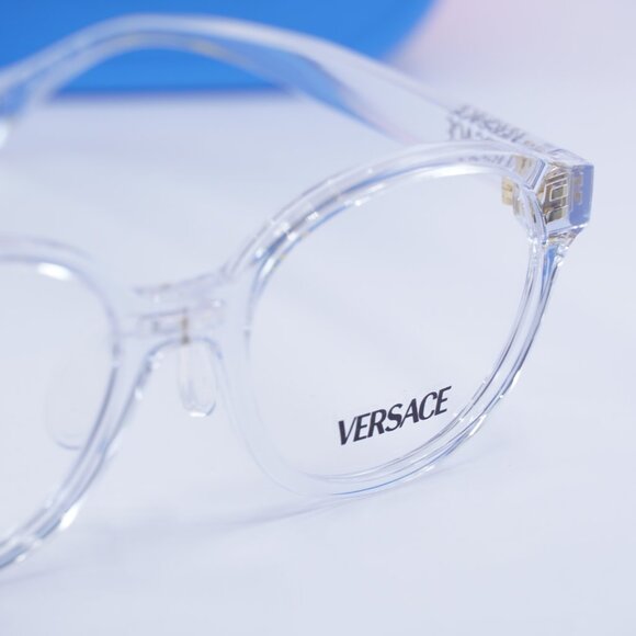 Versace Kids VK3012 148 Round Eyeglasses 47mm - Transparent - Picture 2 of 10